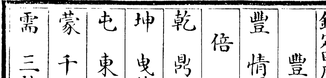 全葉每一行行首的字,依序排列