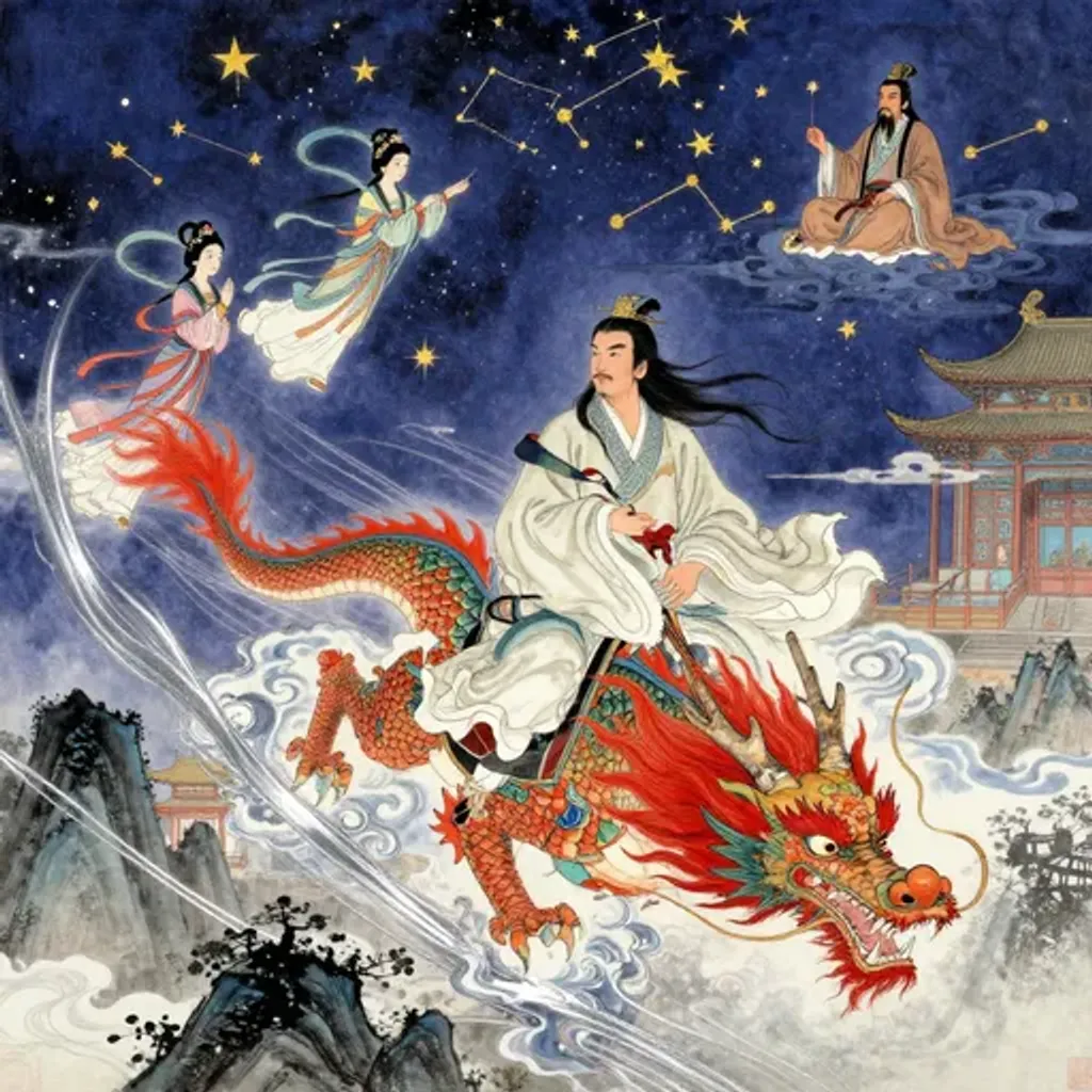 第37卦變第23卦易林詩辭水墨畫