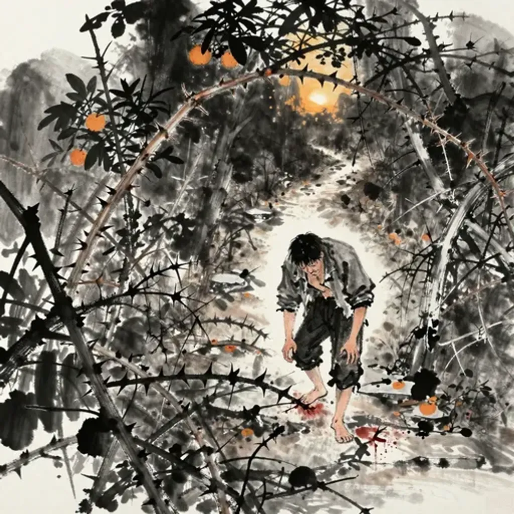 Yilin artwork for Hexagram 41