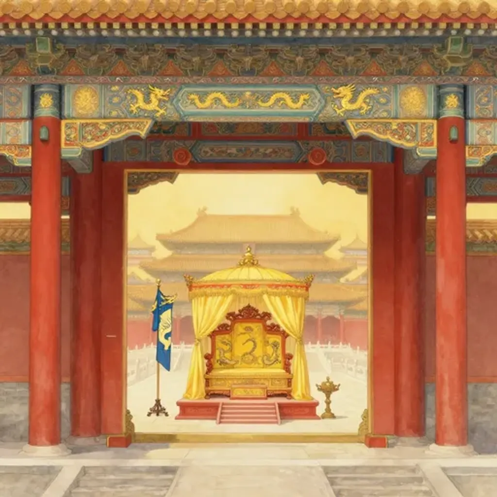 第48卦變第26卦易林詩辭水墨畫